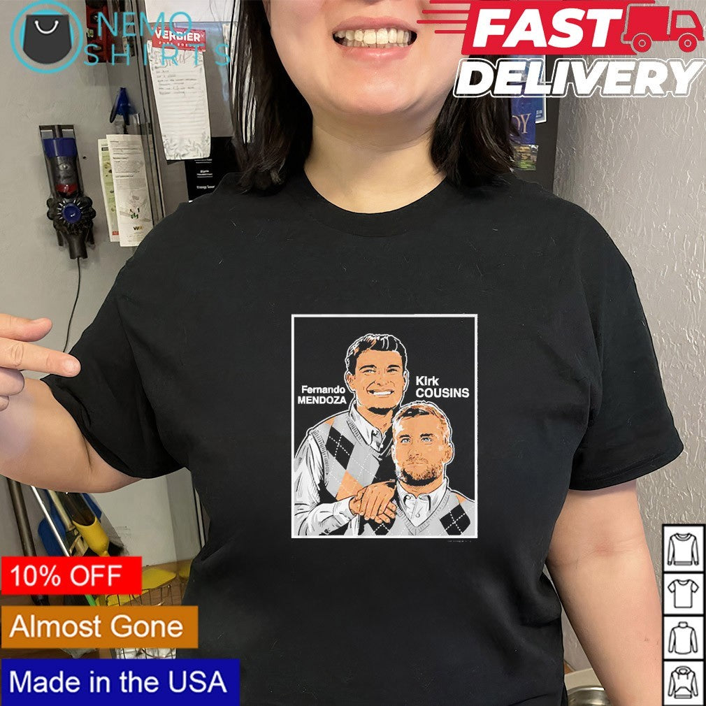 Fernando Mendoza and Kirk Cousins Step Brothers shirt