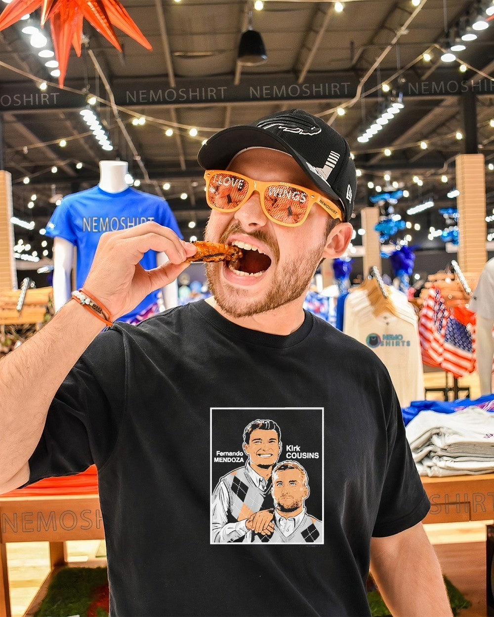 Fernando Mendoza and Kirk Cousins Step Brothers shirt