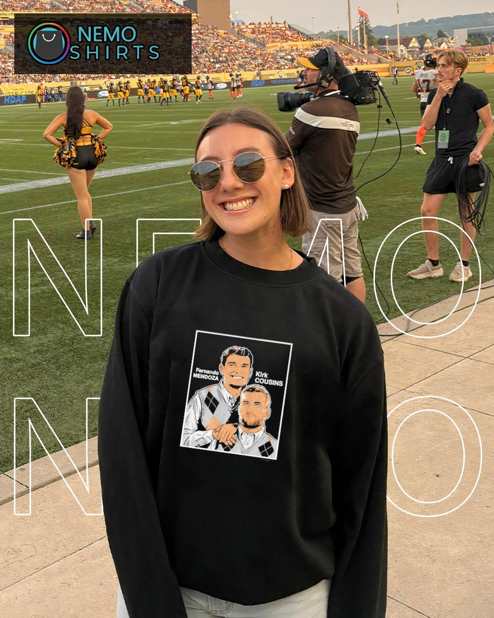Fernando Mendoza and Kirk Cousins Step Brothers shirt
