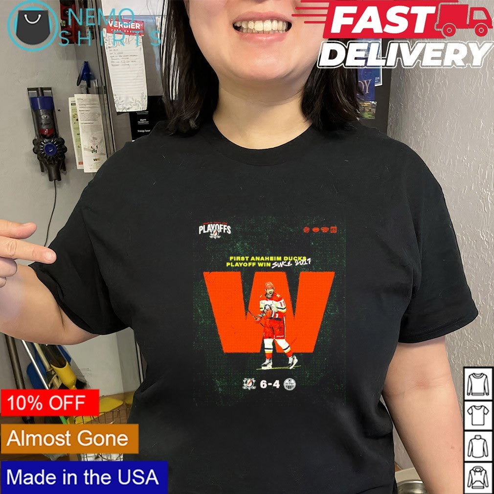 First Anaheim Ducks Playoff win since 2017 shirt