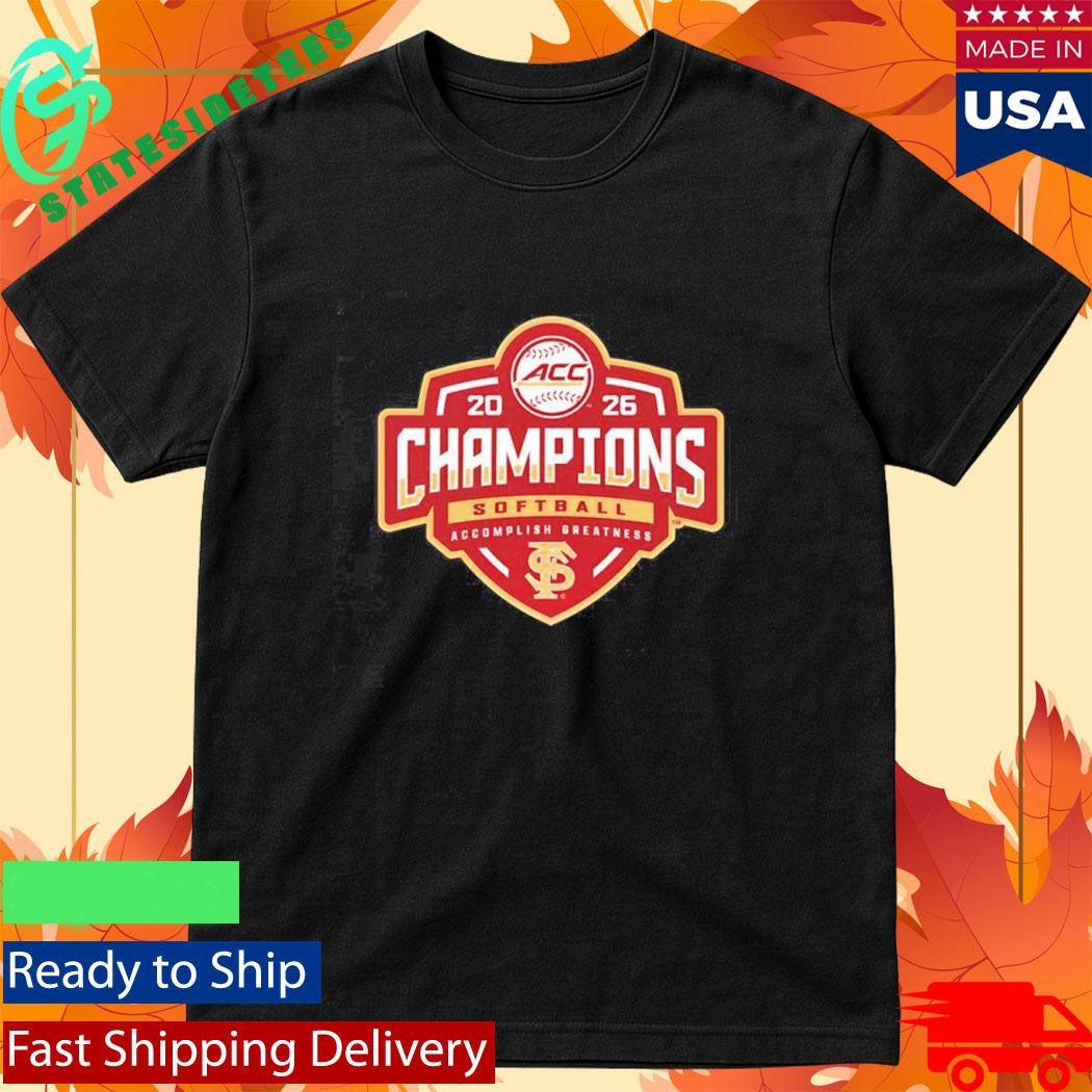 Florida State Seminoles ACC Softball Tournament Champions 2026 Vintage Shirt