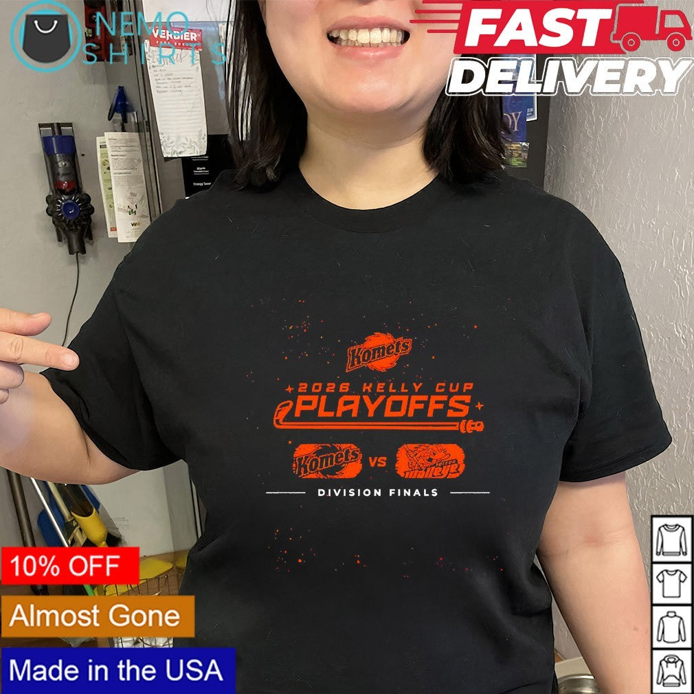 Fort Wayne Komets 2026 Kelly Cup Playoffs Komets vs Toledo Walleye division final shirt