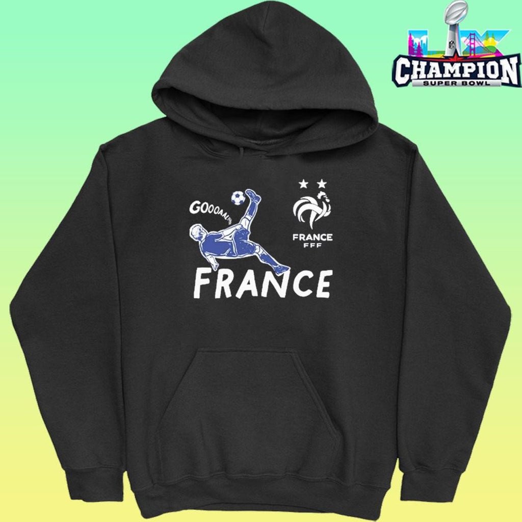 France National Team Impressions Artwork Navy Shirt