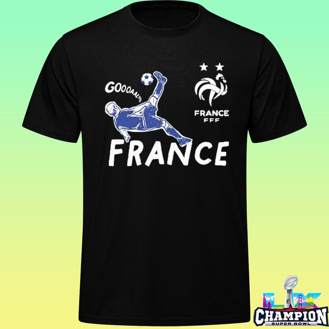 France National Team Impressions Artwork Navy Shirt