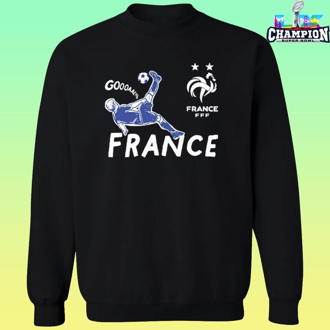 France National Team Impressions Artwork Navy Shirt