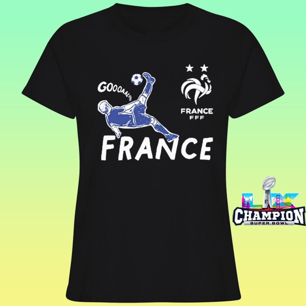 France National Team Impressions Artwork Navy Shirt