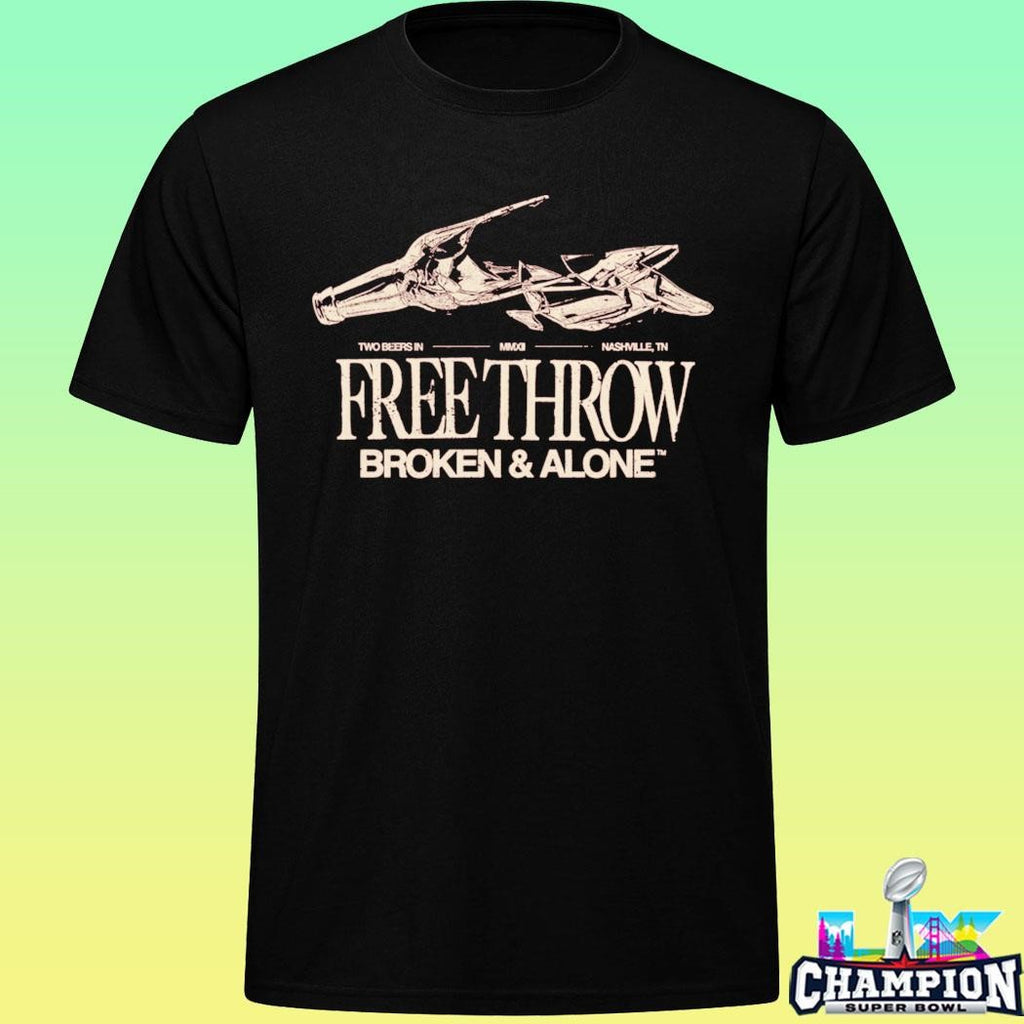 Free Throw Broken And Alone Shirt