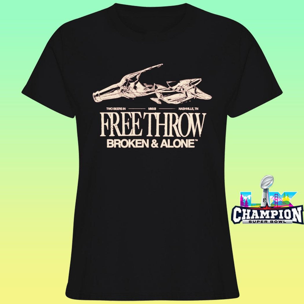 Free Throw Broken And Alone Shirt