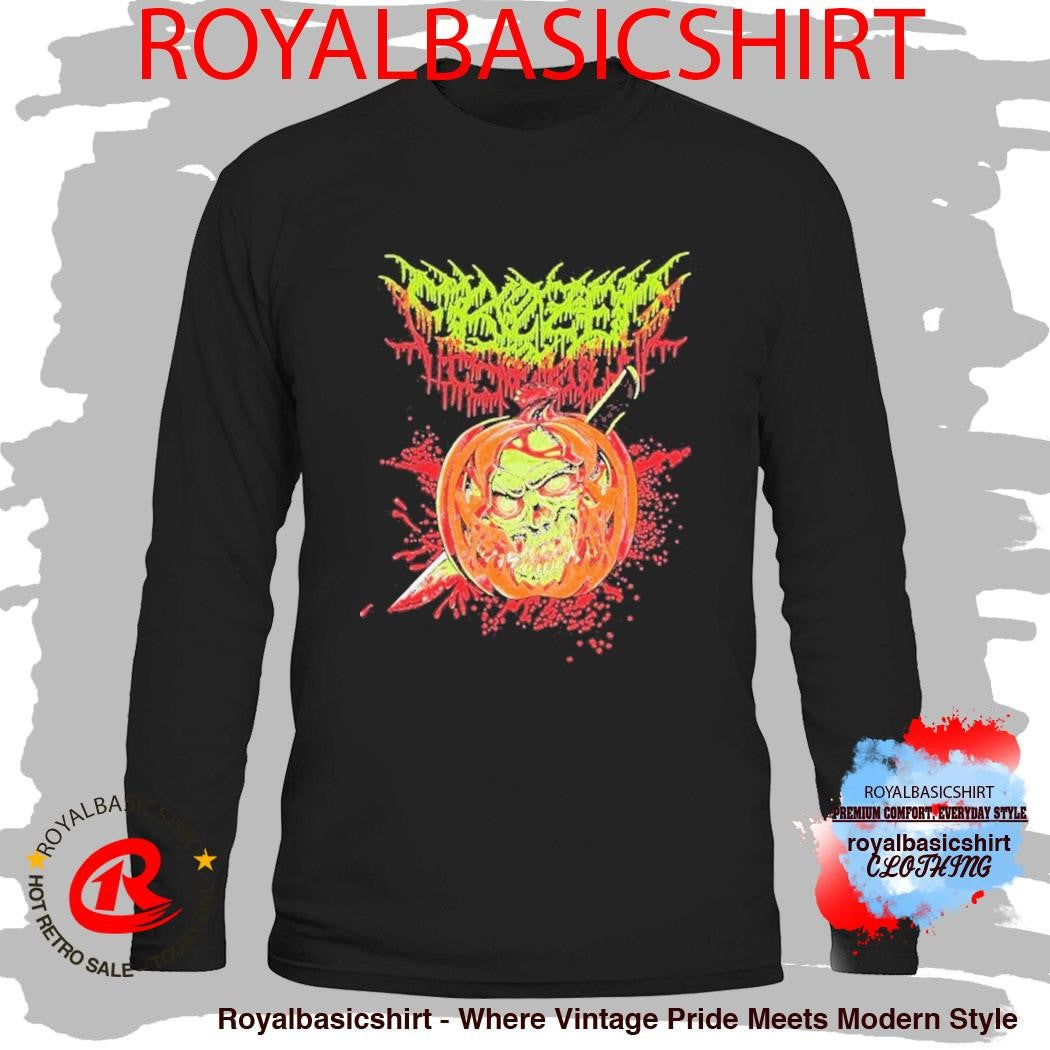 Frozen Souls Pumpkin Skull Knife Shirt