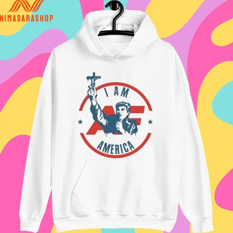 Fuentes America First Crucifix I Am America Shirts