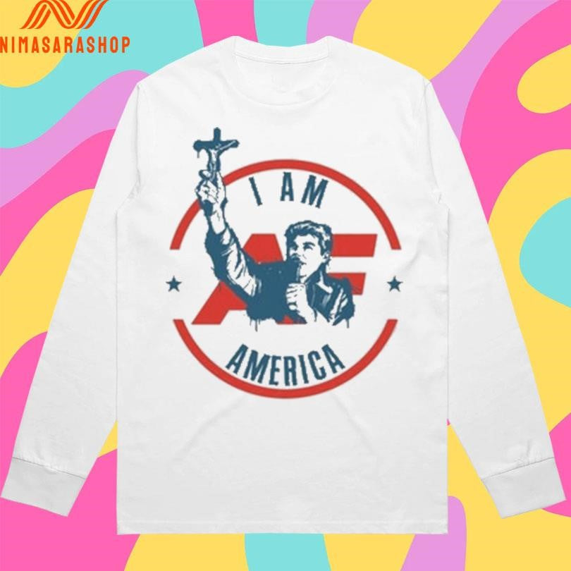 Fuentes America First Crucifix I Am America Shirts