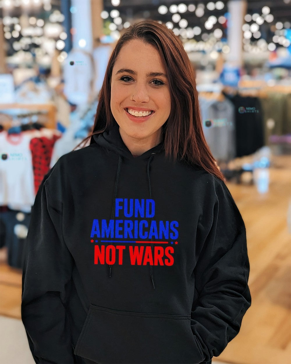 Fund Americans no wars shirt