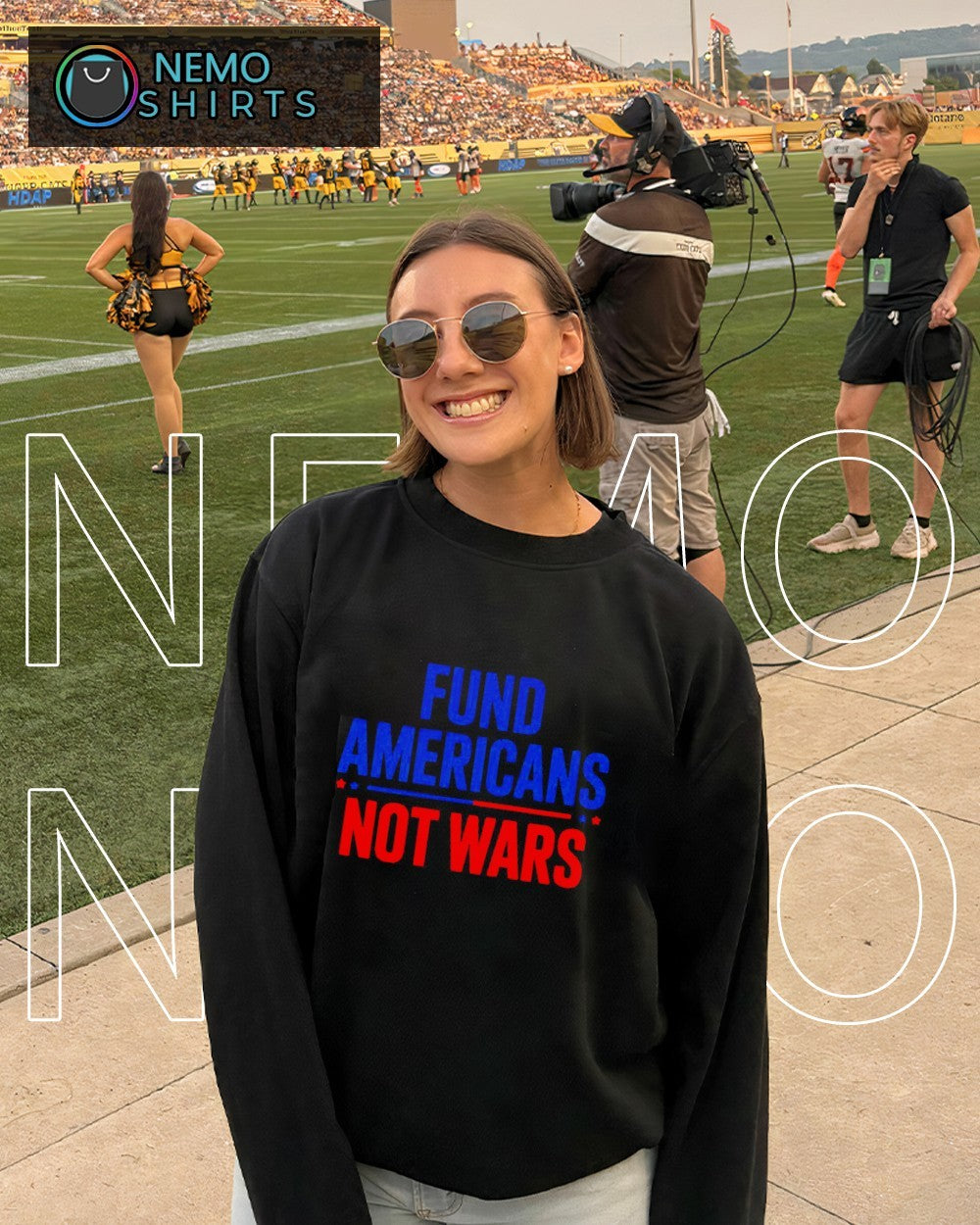 Fund Americans no wars shirt