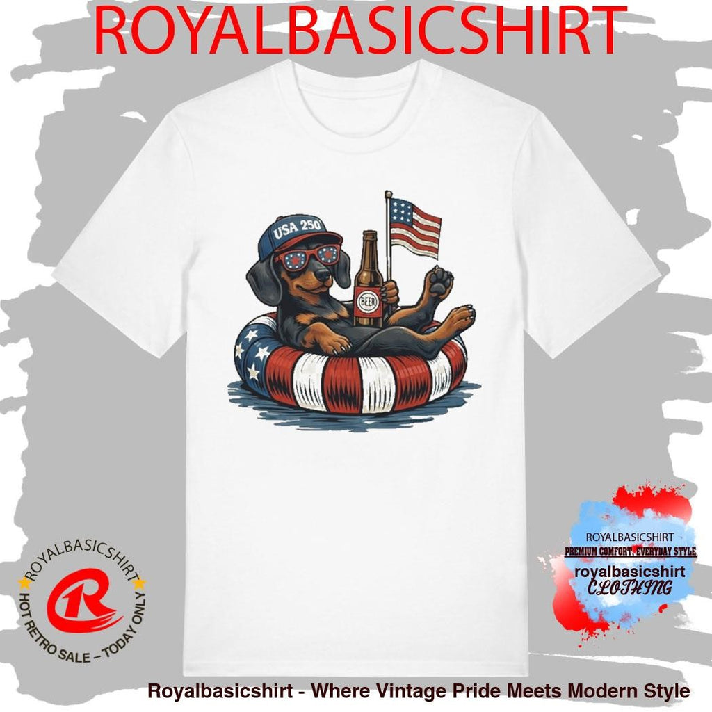 Funny Dachshund USA 250 T-Shirt