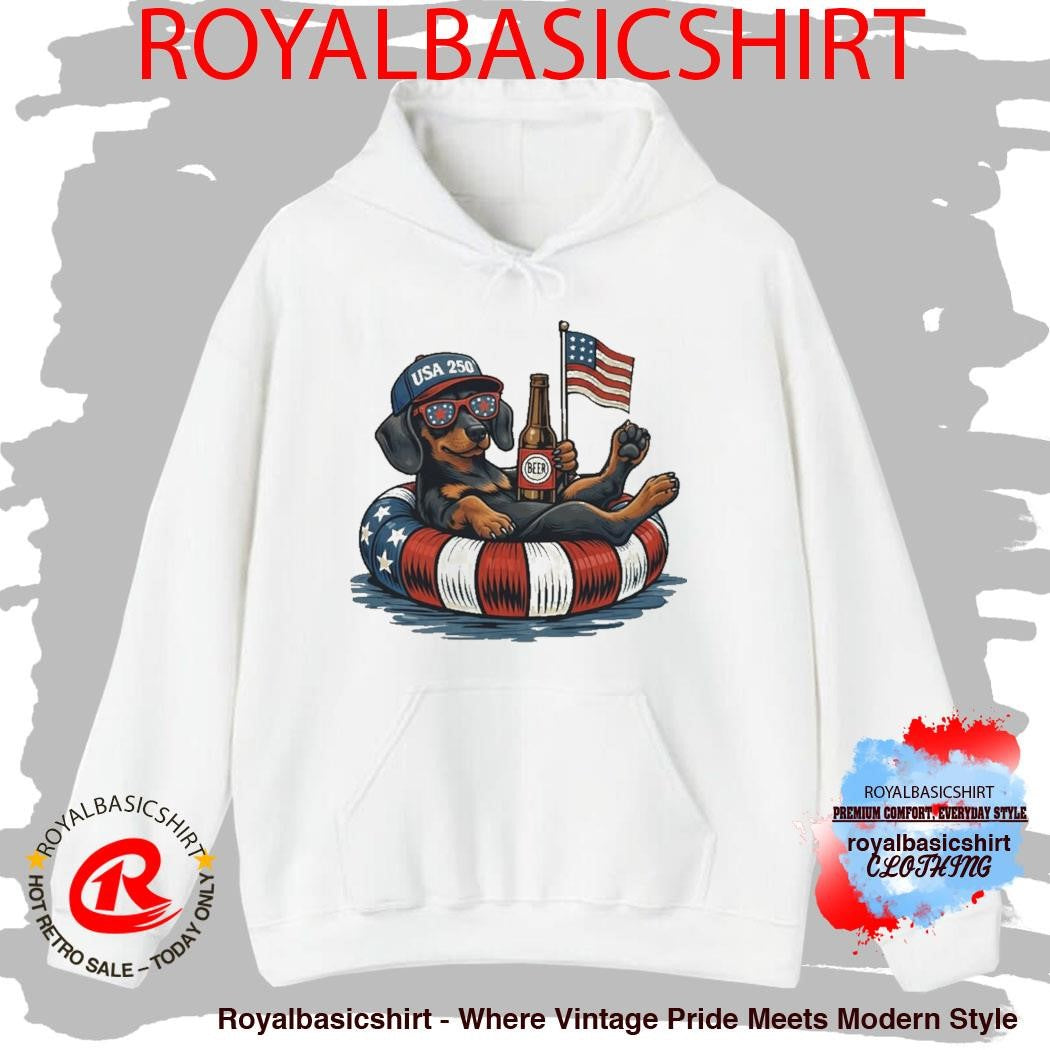Funny Dachshund USA 250 T-Shirt