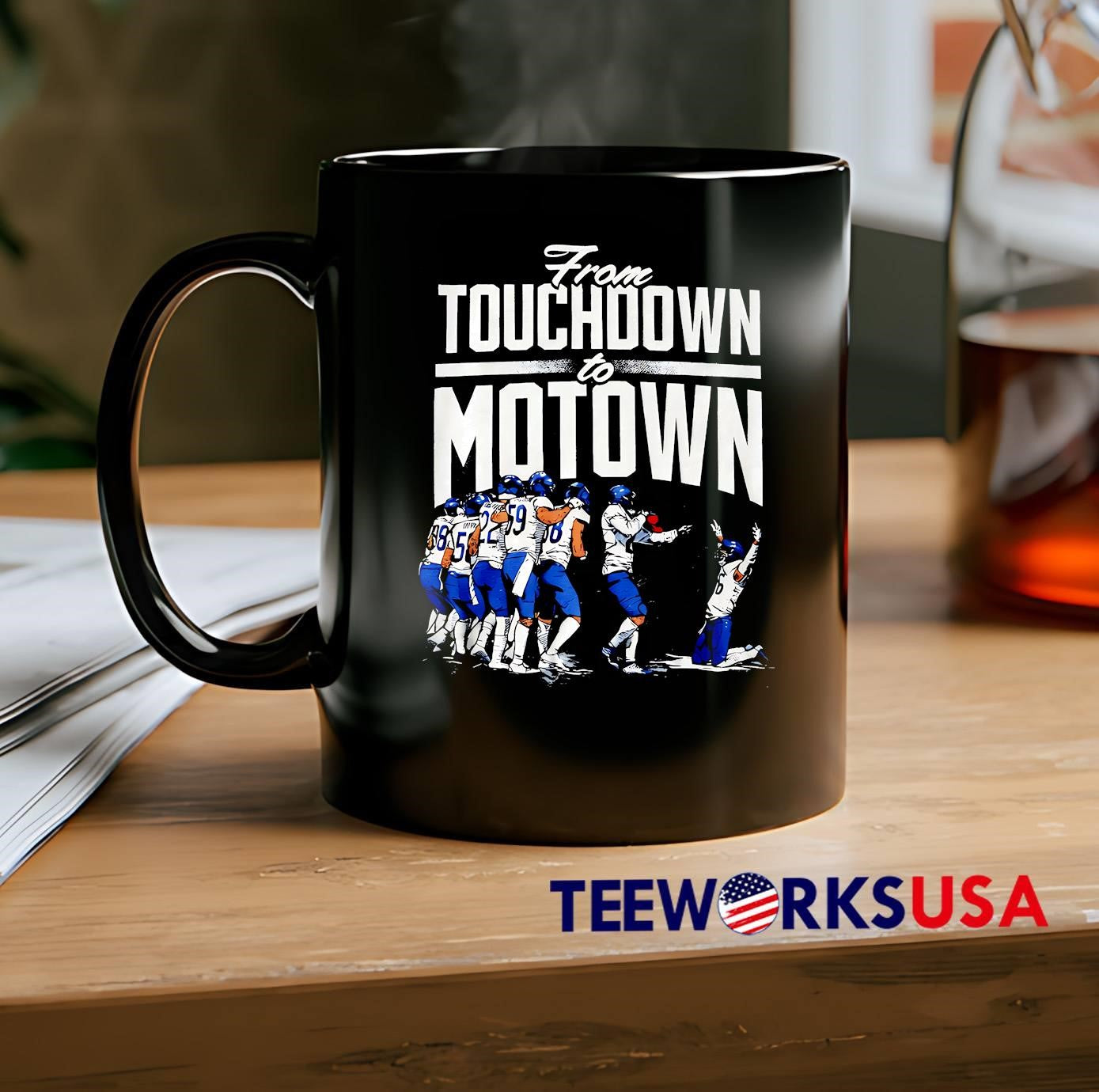 Funny Detroit Tigers From Touchdown To Motown football players shirt