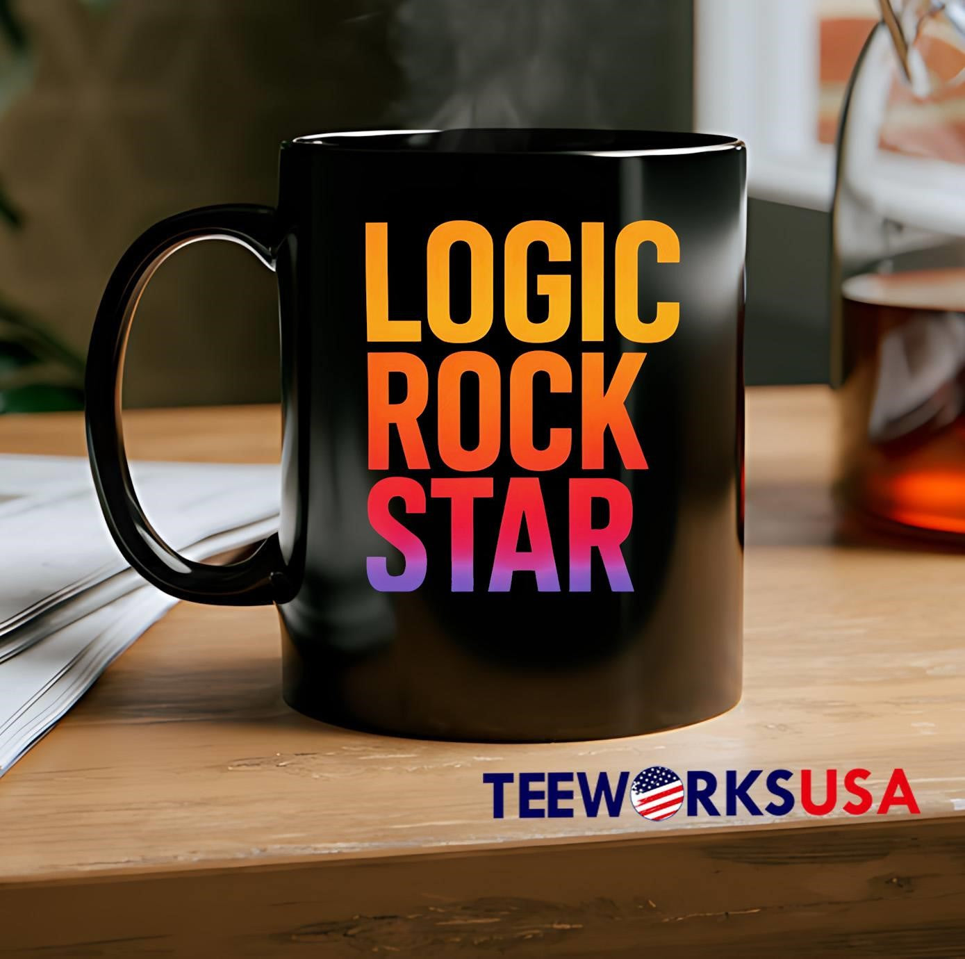 Funny Logic Rock Star shirt