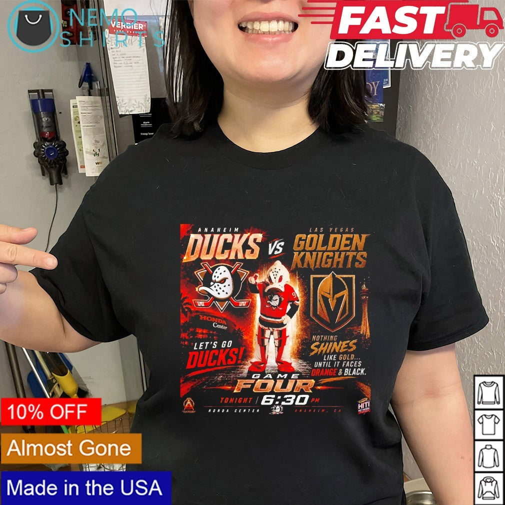 Game Four Anaheim Ducks and Las Vegas Golden Knights shirt