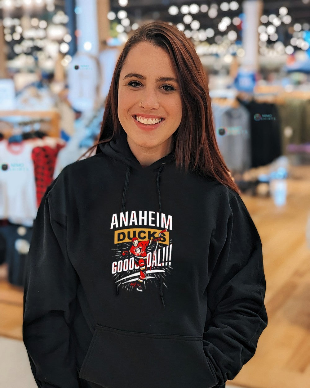 Game winning goal celly Anaheim Ducks shirt