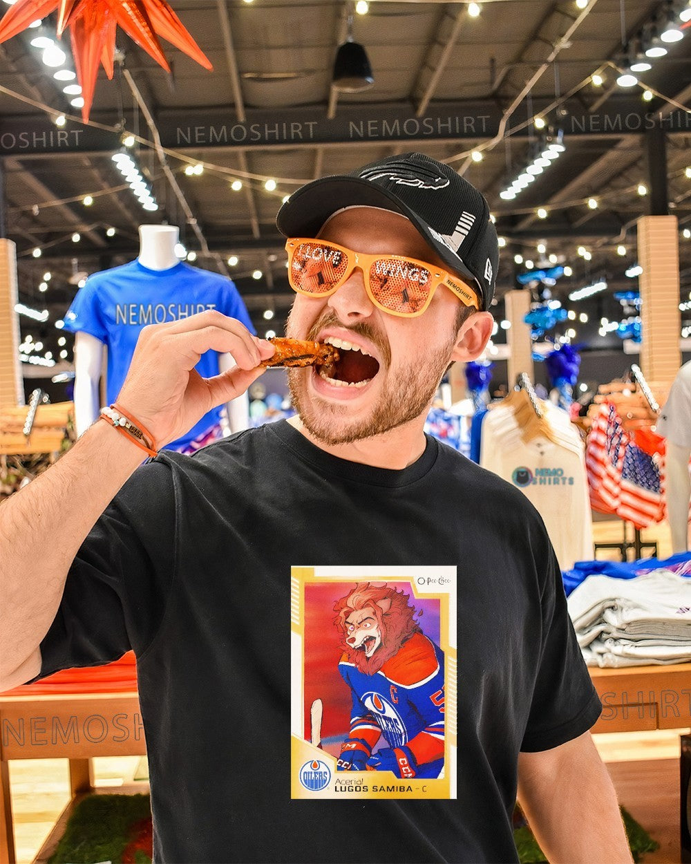 Lugos Samiba Edmonton Oilers shirt