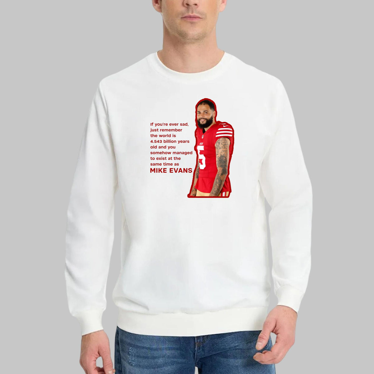 George Kittle With Mike Evans Shirt