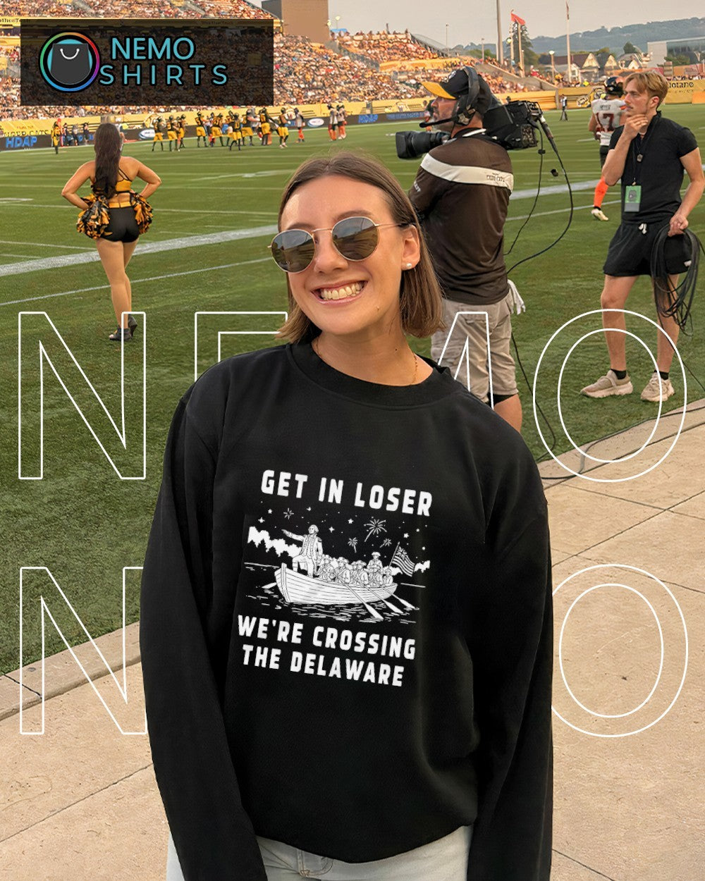 Get in loser we’re crossing the Delaware shirt