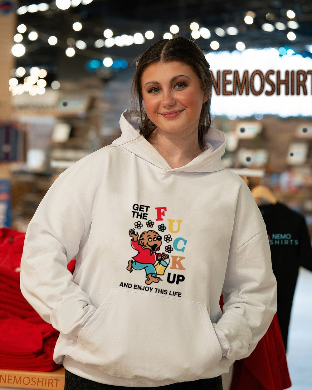 Get the fuck up and enjoy this life shirt