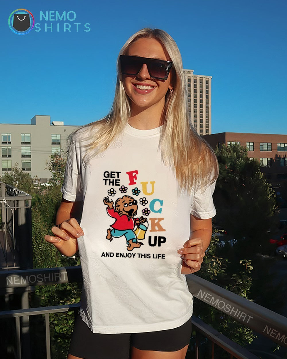 Get the fuck up and enjoy this life shirt