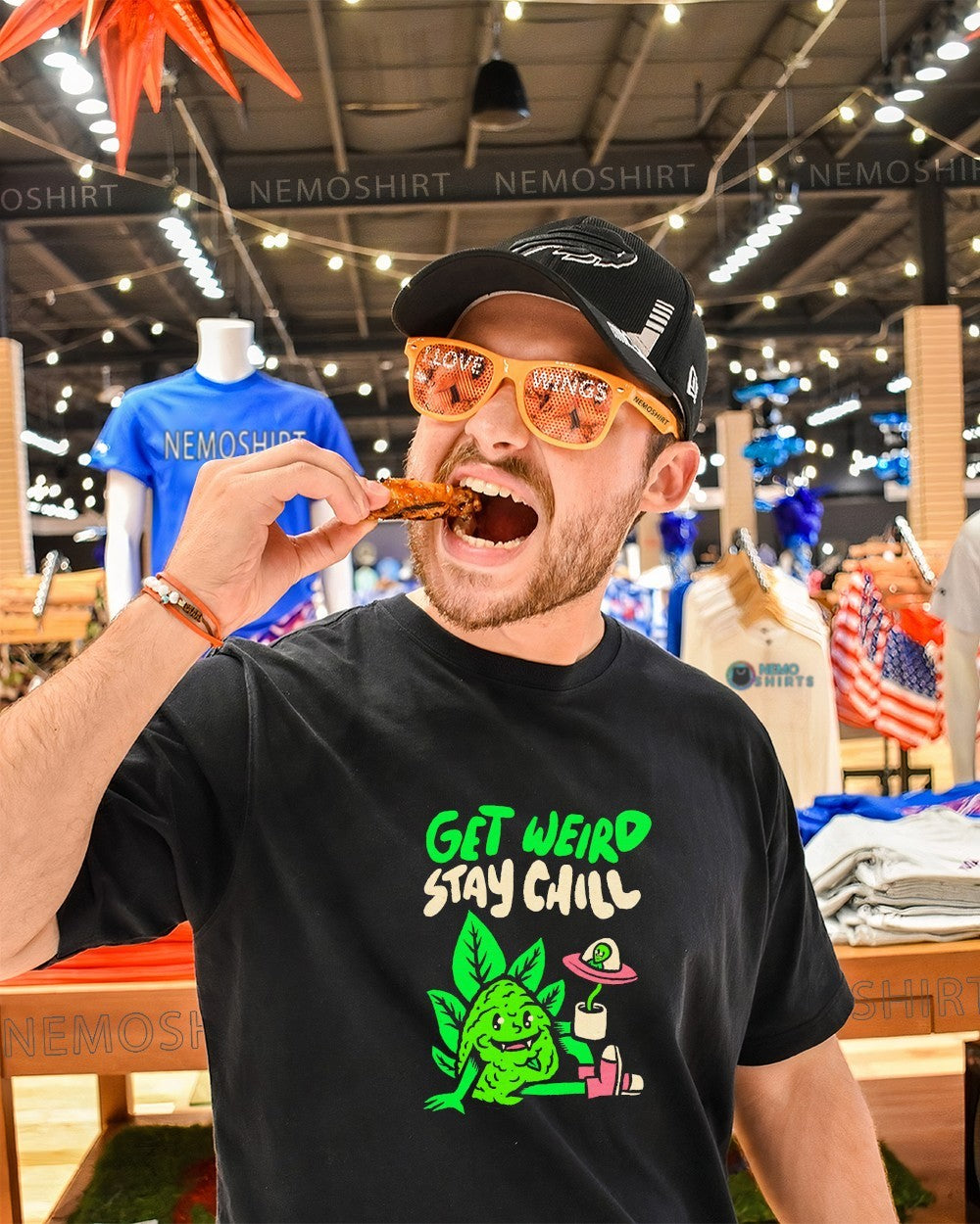 Get weird stay chill 420 day shirt