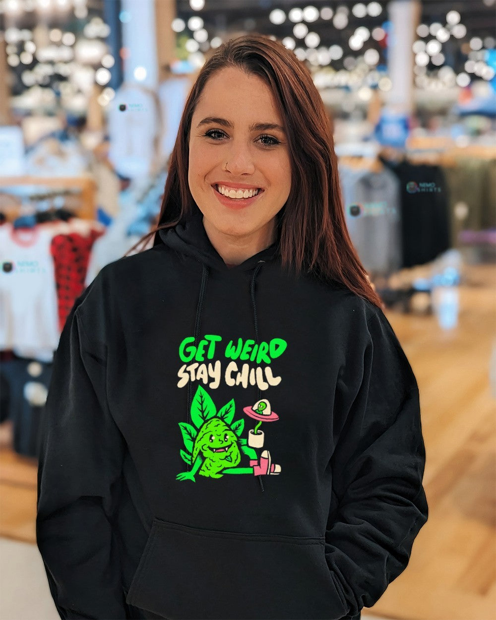 Get weird stay chill 420 day shirt
