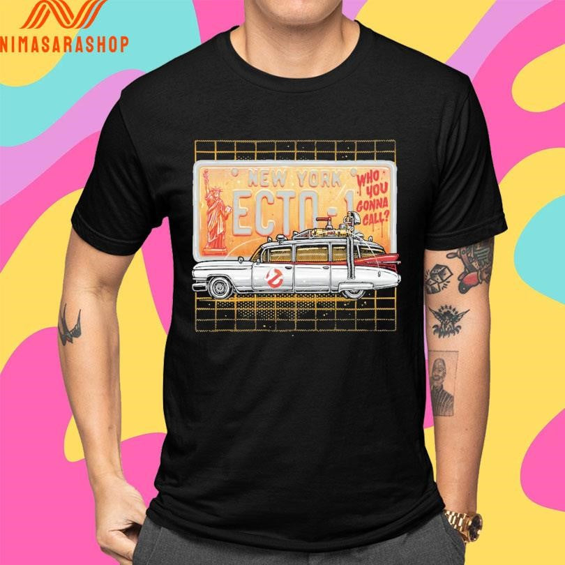 Ghost Hunt Mobile New York Ecto-1 Who You Gonna Call Shirts