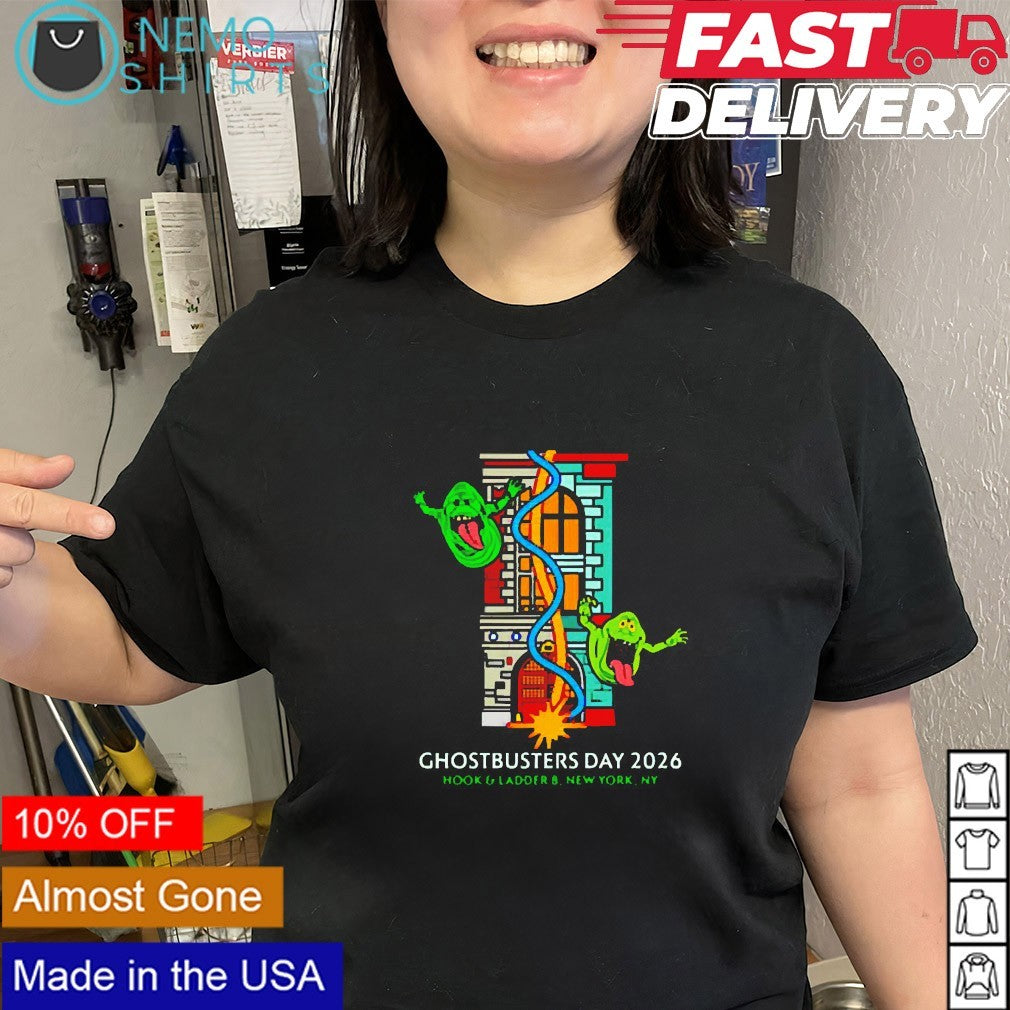 Ghostbusters Day 2026 Hook and Ladder NY shirt