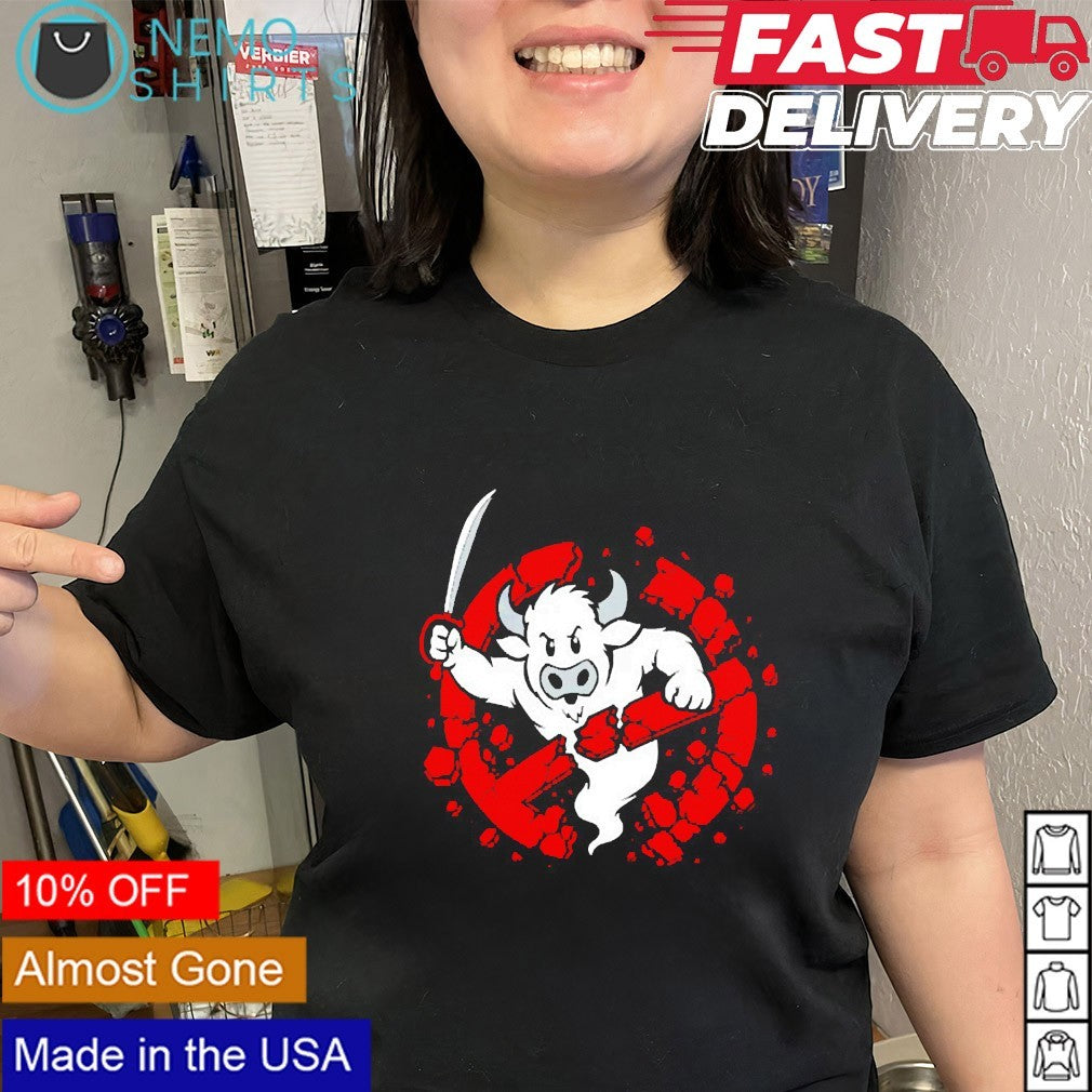 Ghostbusters x Buffalo Sabres mashup shirt