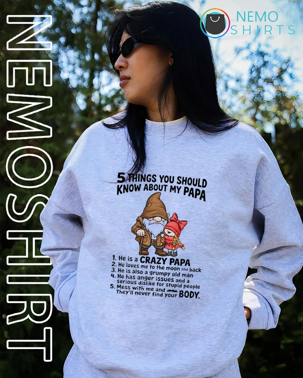 Gnomes 5 things you should know about my papa shirt