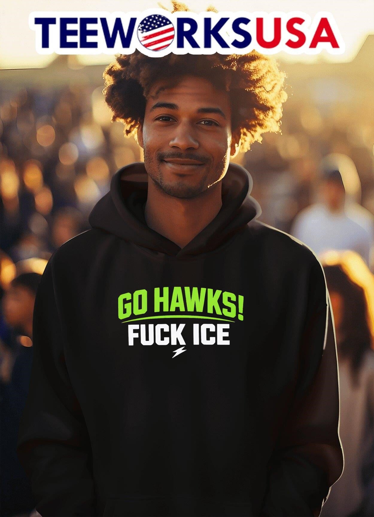 Go Hawks Fck Ice Shirt