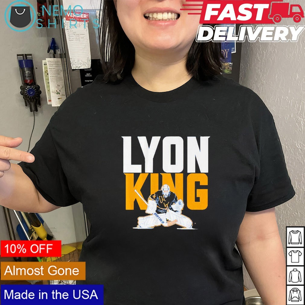 Goalie Lyon King Alex Lyon Buffalo Sabres shirt