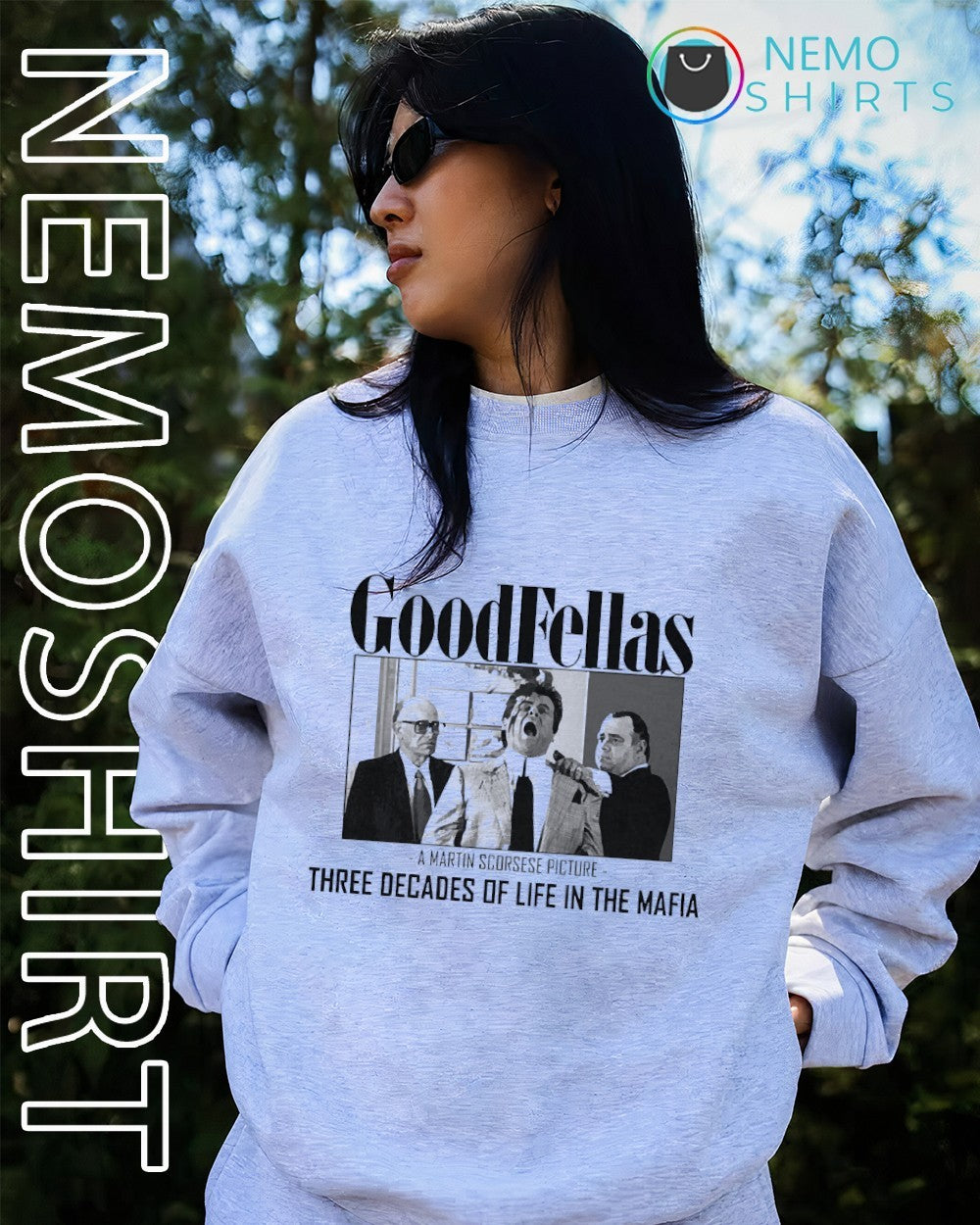 Goodfellas three decades of life in the mafia 1990 Martin Scorsese picture shirt