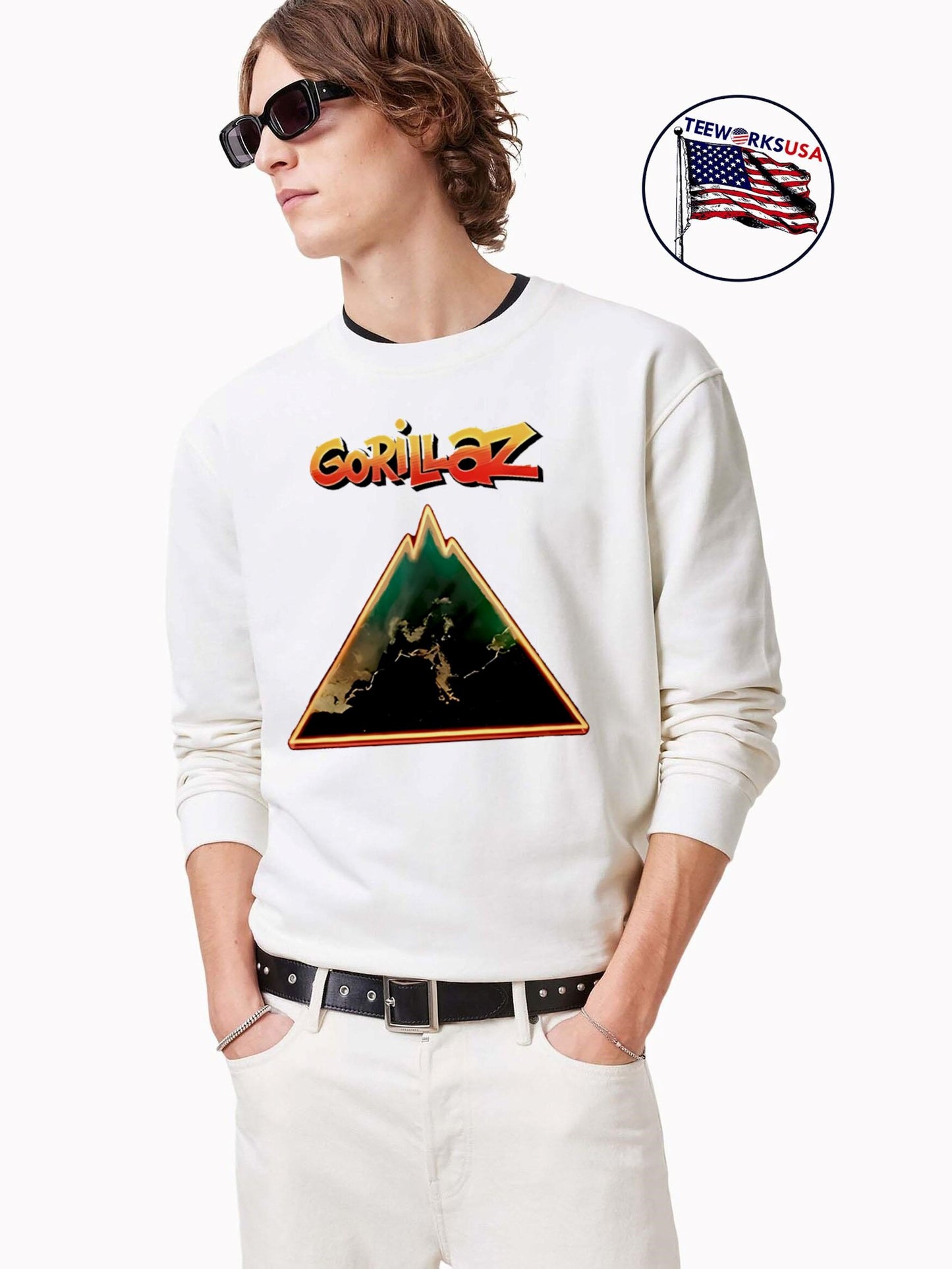 Gorillaz The Mountain Tour logo 2026 shirt