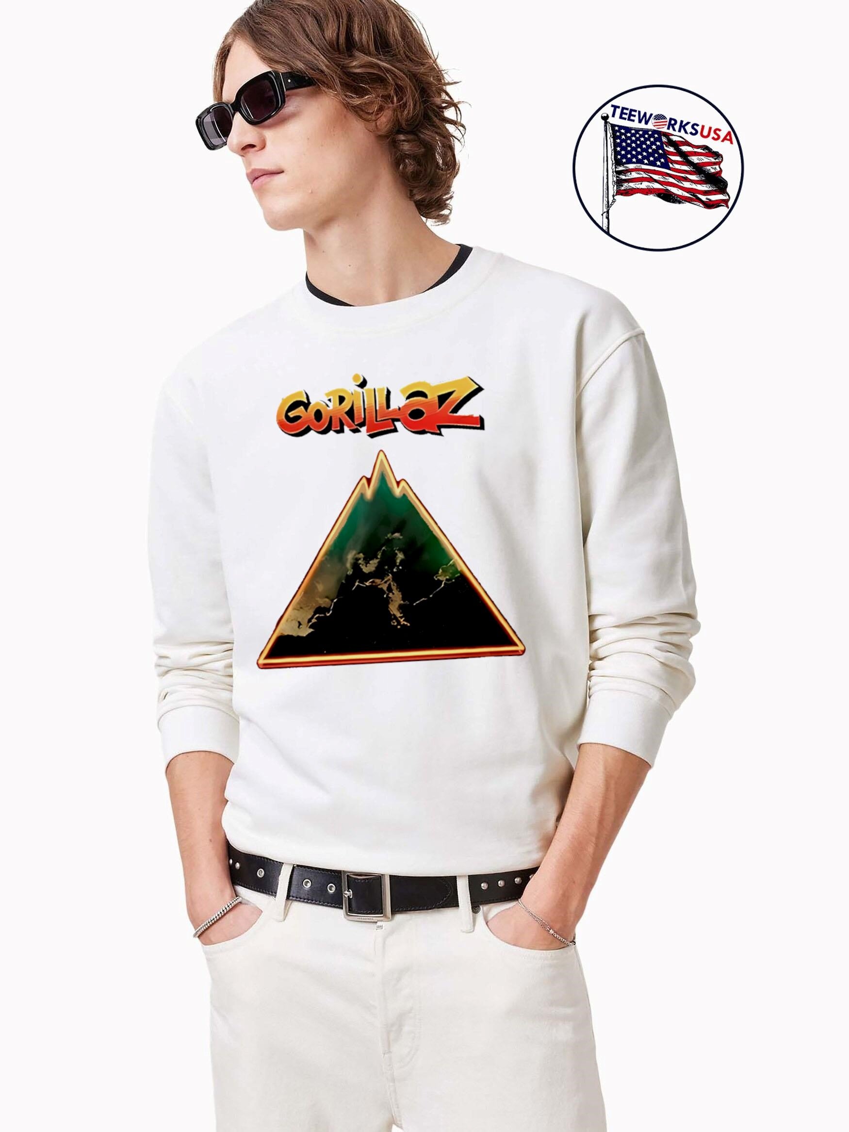 Gorillaz The Mountain Tour logo 2026 shirt