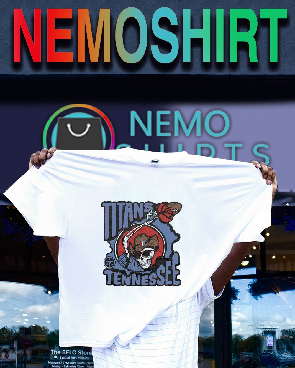 Grateful Dead x Tennessee Titans shirt