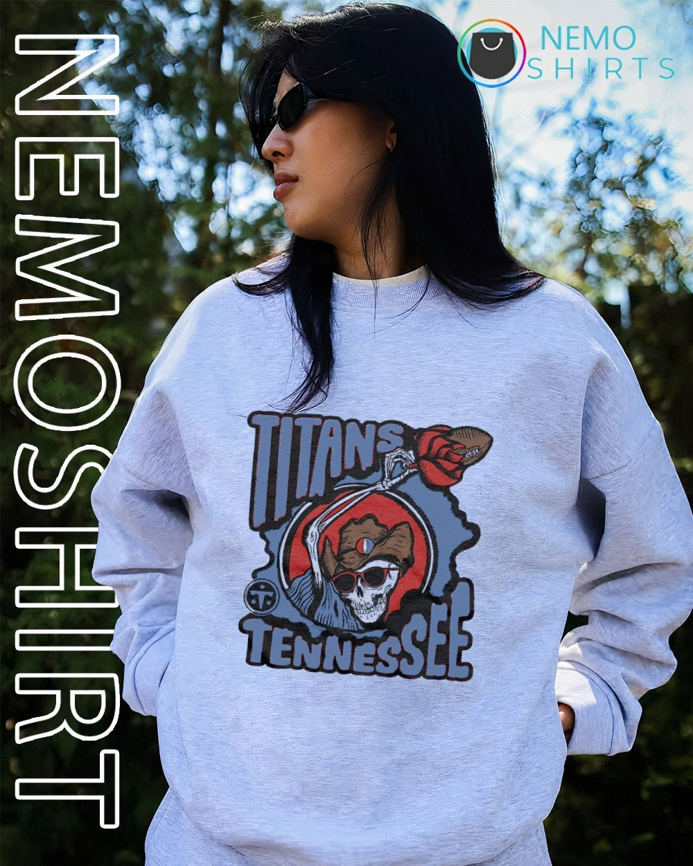 Grateful Dead x Tennessee Titans shirt