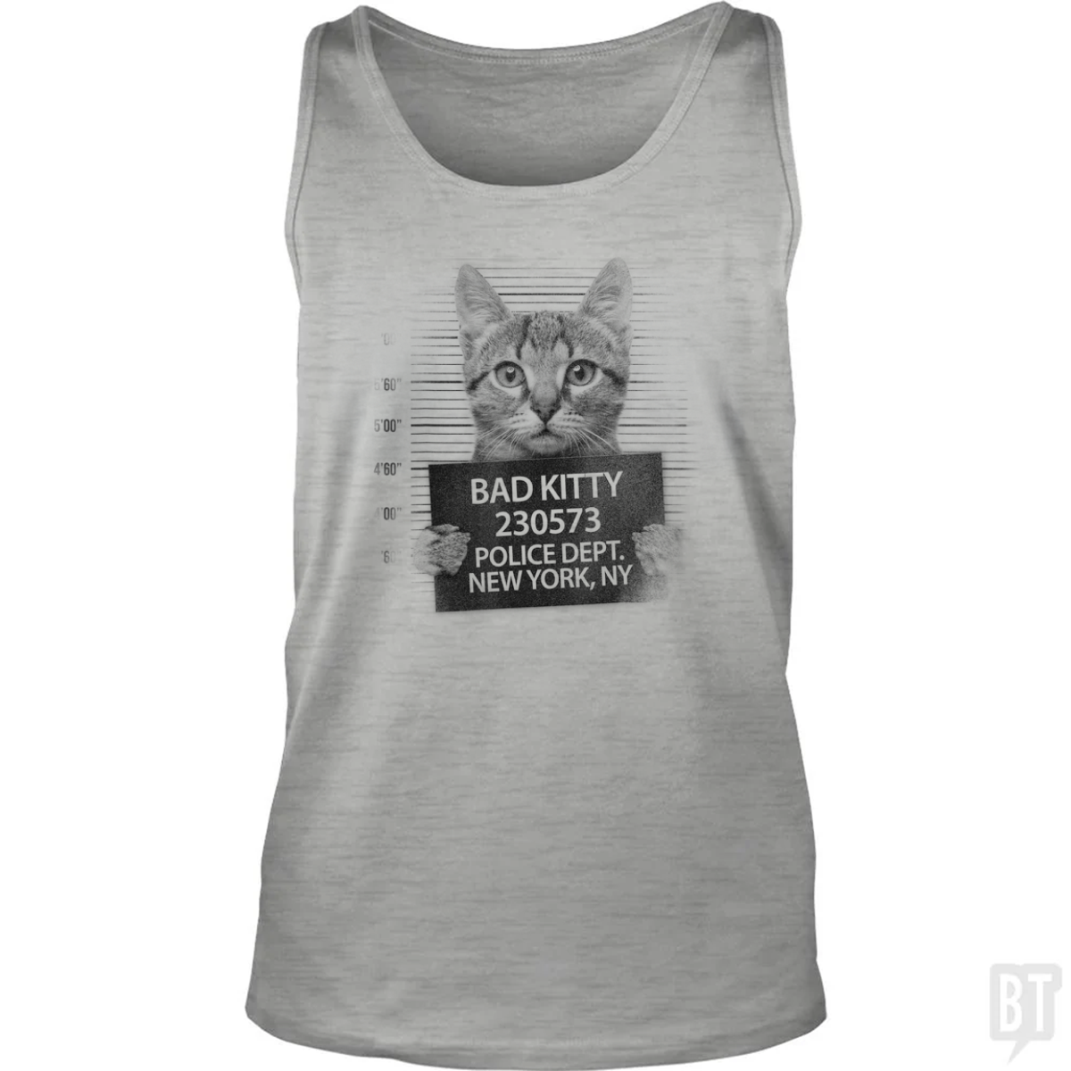 Funny Cute Bad Kitty Cat Tank Top