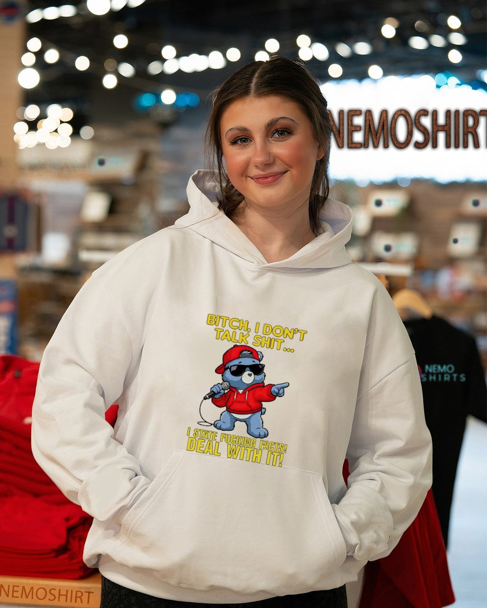 Grumpy Bear bitch i don’t talk shit i state fucking facts deal with it shirt
