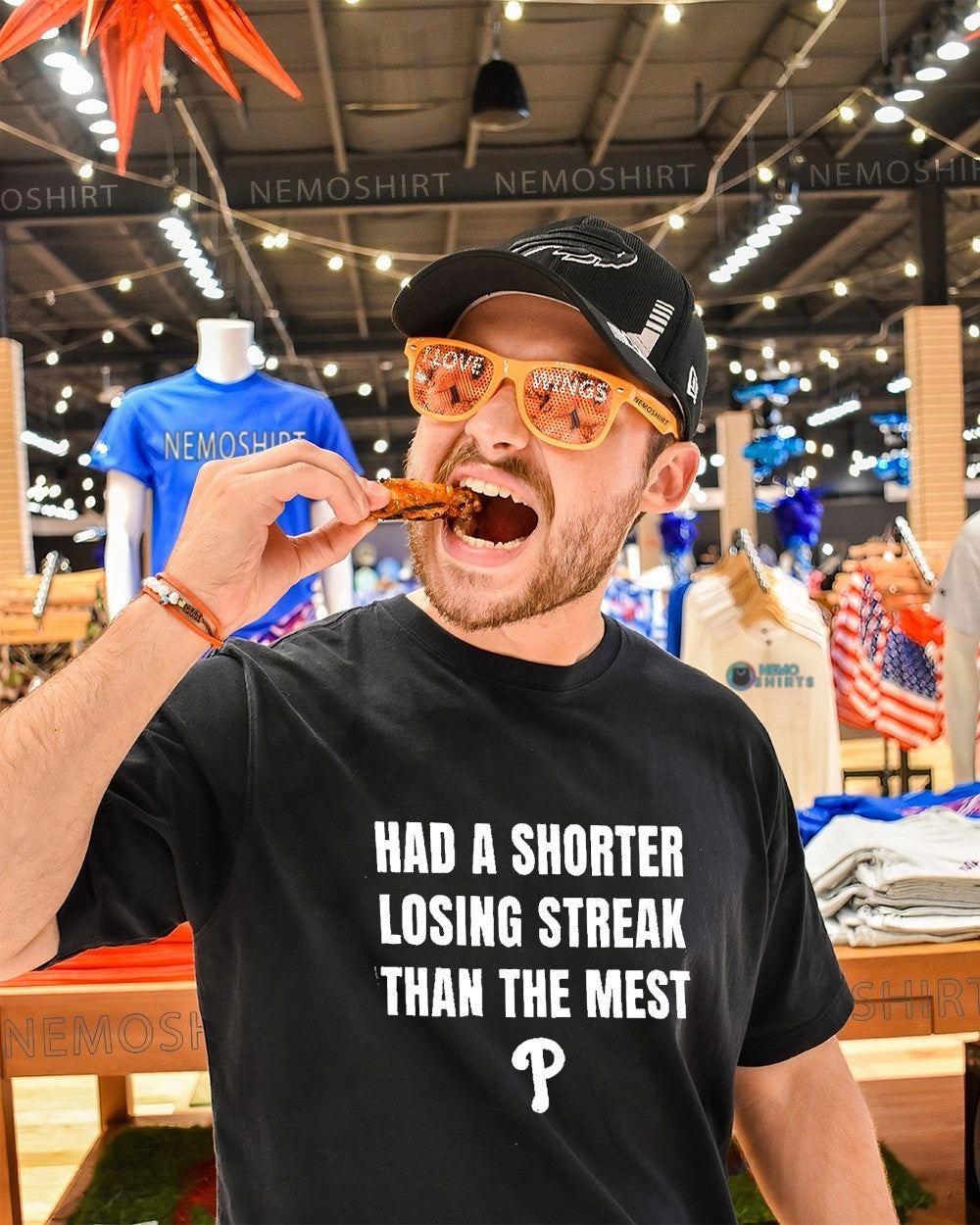 Had a shorter losing streak than the mest Philadelphia Phillies shirt