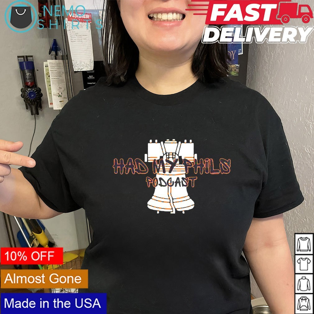 Had my Phils Podcast Philadelphia Flyers shirt