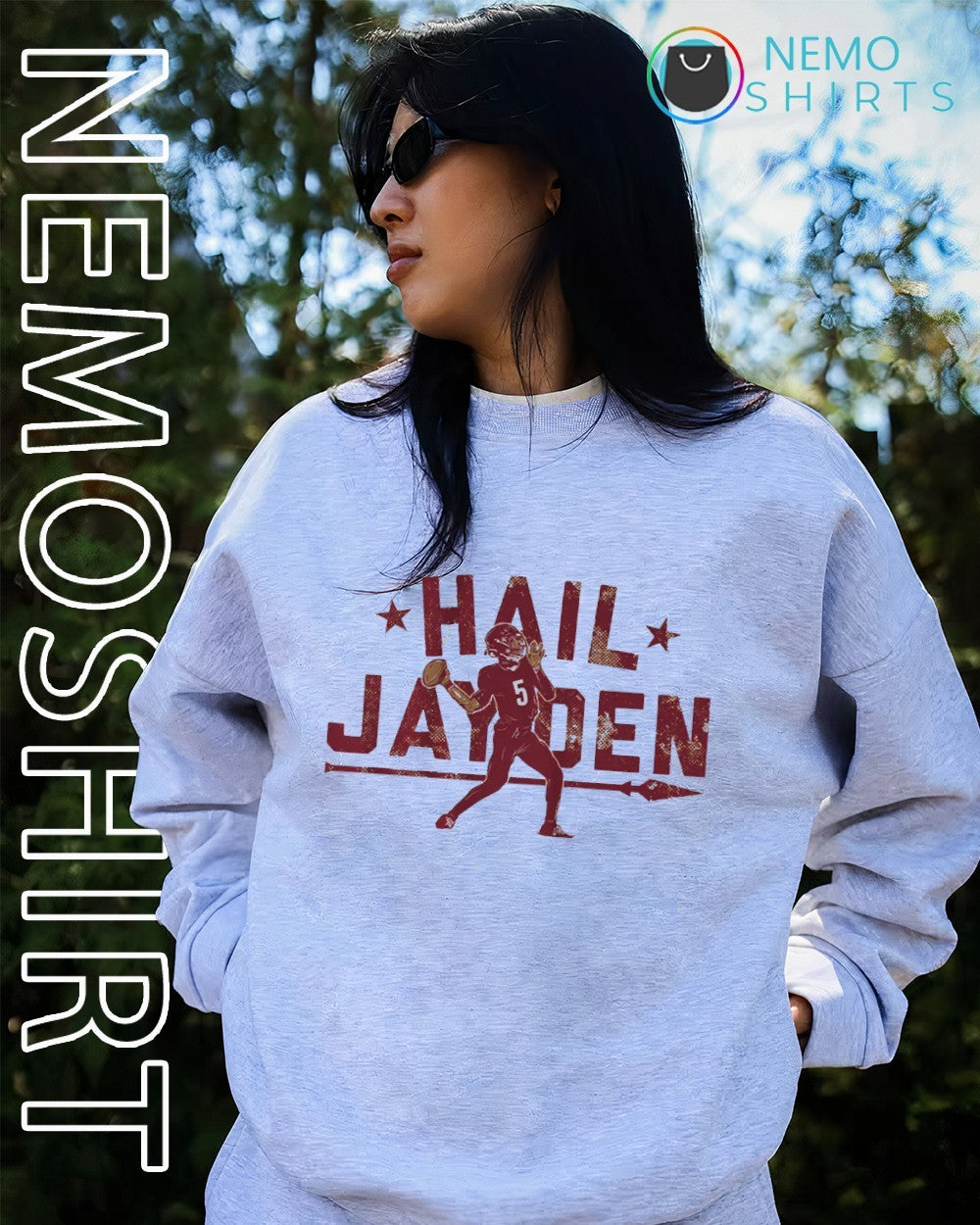 Hail Jayden Daniels spear Washington Commanders shirt
