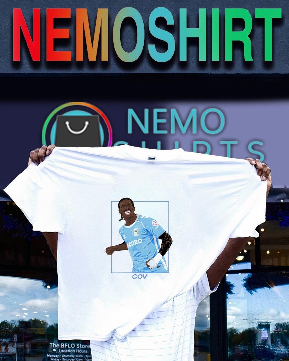 Haji Wright Coventry City F.C. we are back shirt