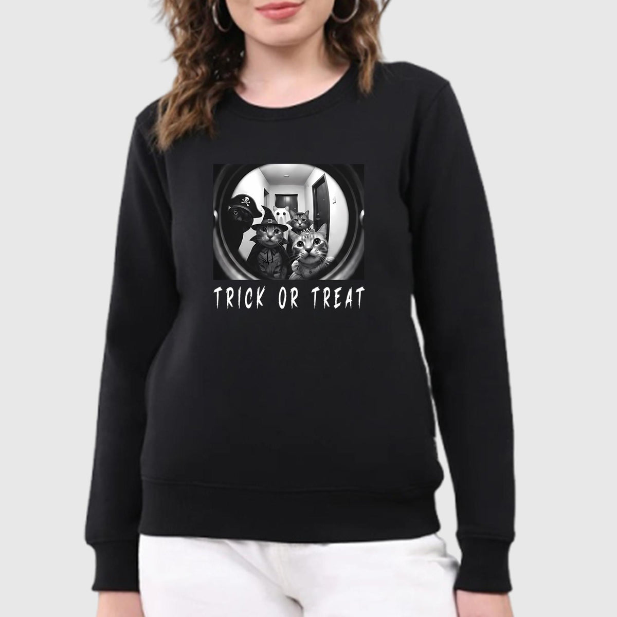 Halloween Cats Trick Or Treat Shirt