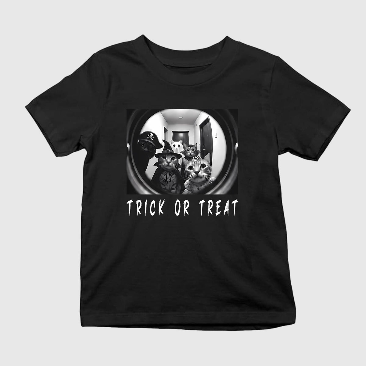 Halloween Cats Trick Or Treat Shirt