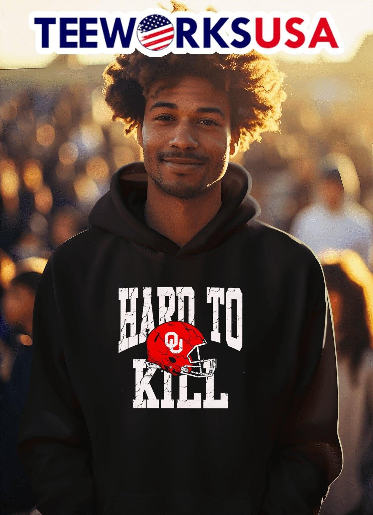 Hard To Kill Oklahoma Sooners Helmet Shirt